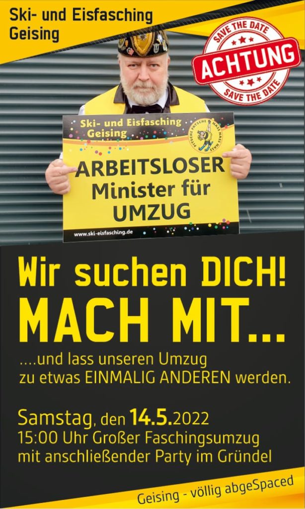 Plakat Umzug